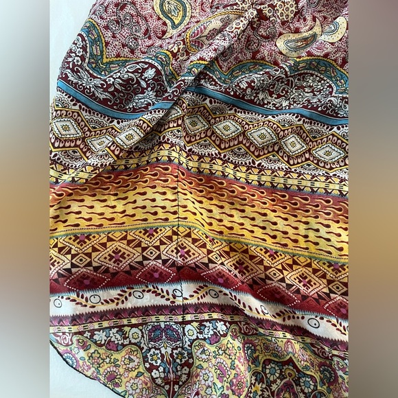 y2k inspired butterfly dress/top/swim coverup semi sheer sz lg boho fairy goth - Picture 10 of 12